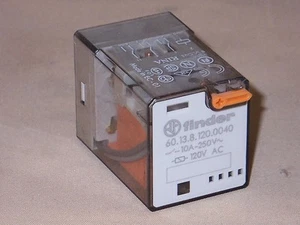 Finder Relay 60.13.8.120.0040 3PDT relay, 120VAC coil (NIB) - Picture 1 of 2