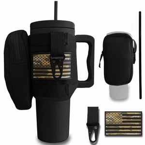 Tactical Tumbler with Straw Lid - 40oz Insulated Tumbler for Men & Women that... - Bild 1 von 9