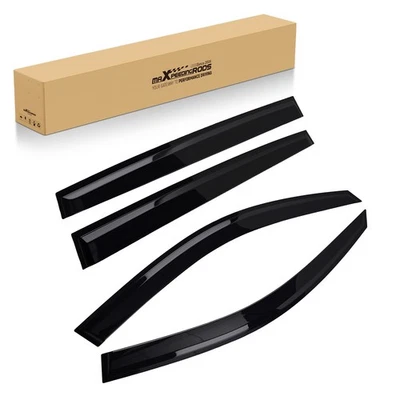 Rain Guards Wind  Deflectors for VW Tiguan MK1 08-16 4PC Set Front Rear Tinted - Image 1 of 4