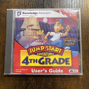 Jump Start Adventures 4th Grade Haunted Island CD-Rom Windows Mac PC Game NEW - Picture 1 of 2