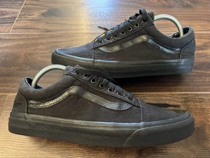 Vans Old Skool Sneaker Turnschuhe Triple Black Uk Größe 10,5 - Bild 1 von 7