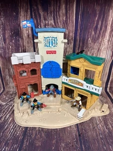 Vintage Fisher Price Great Adventures Wild West Western Cowboy Stadt & Figuren - Bild 1 von 11