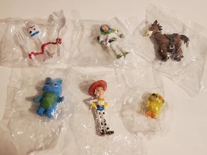 DISNEY PIXAR TOY STORY 4 FIGURE LOT FORKY BUZZ JESSIE BUNNY DUCKY WOODY BULLSEYE - Picture 1 of 9