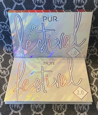 BNIB Pür Festival 2.0 12-piece Pressed Pigments Eyeshadow Palette - Image 1 of 4
