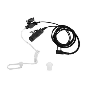 2-Pin Covert Acoustic Air Tube Earpiece PTT Mic Headset Earphone for  UV-5R2190 - Zdjęcie 1 z 7
