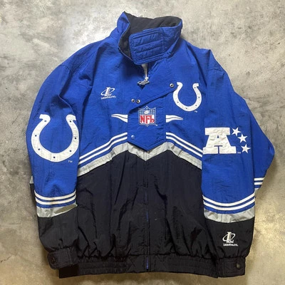 Chaqueta atlética de los Indianapolis Colts NFL con logotipo vintage Foto 1 de 4