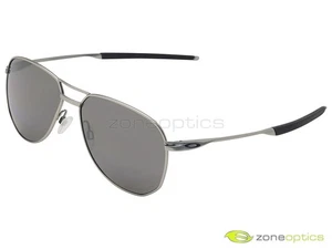 Oakley Contrail Ti Polarized Sunglasses OO6050-0357 Satin Chrome/Prizm Black - Picture 1 of 1