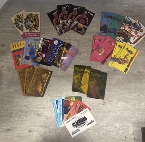 Lot Of 30 VINTAGE CALLING PHONE CARDS MJ, Polaroid, Putterman, Coke. - Picture 1 of 4