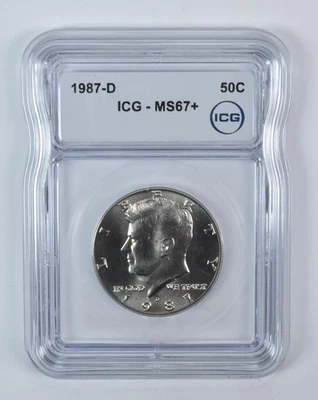 1987-D Kennedy Half Dollar MS67+ ICG - Image 1 of 4