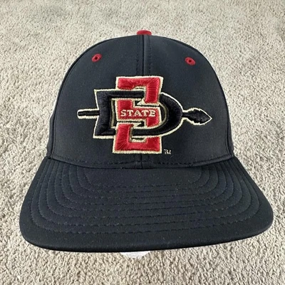 San Diego State Aztecs Hat Cap Fitted Mens 7 3/8 NCAA Basketball College - Image 1 of 4