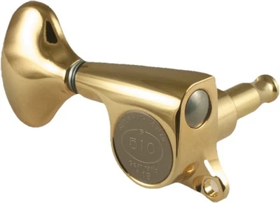Juego de afinadores Gotoh SGL510Z-L5 510 Delta con tornillos relación de transmisión 1:21 - 3x3 - DORADO Foto 1 de 3