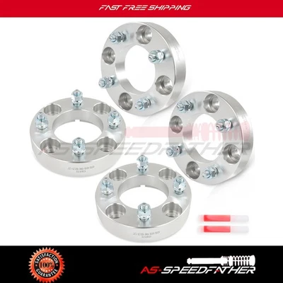 For Arctic Cat 300 400 450 4/115 to 4/110 Wheel Adapters (4) 1.25 inch 10x1.25 - Image 1 of 4