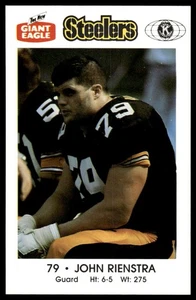 1988 Pittsburgh Steelers Kiwanis Giant Eagle Police John Rienstra  - Picture 1 of 2