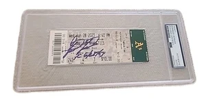 DOMINGO GERMAN SIGNED YANKEES PERFECT GAME SLABBED TICKET STUB PSA/DNA #AP33132 - Picture 1 of 8