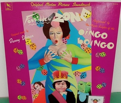 Forbidden Zone OST Soundtrack LP Vinyl US Original Danny Elfman Oingo Boingo - Image 1 of 3