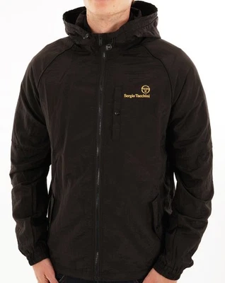 Sergio Tacchini Maldini Hooded Jacket Black - Image 1 of 4
