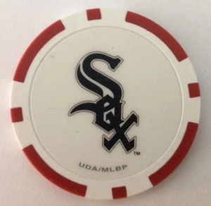 Chicago White Sox Red Chip Poker Casino US Cellular MLB American League - Foto 1 di 1