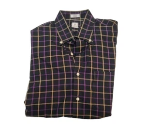 Camicia uomo Peter Millar Crown artigianale media manica lunga con bottoni a quadri - Foto 1 di 9