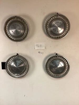 (CANTIDAD 4) 1972-1976 Dodge Hubcap Challenger Charger Dart Van 14” 370 1629 Foto 1 de 4