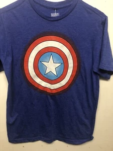 Marvel Mens Captain America Shield Shirt New XL - Picture 1 of 5