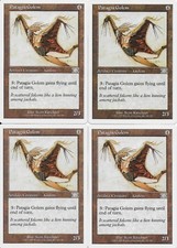 MTG: PATAGIA GOLEM 6th Edition UNCOMMON; played, Excellent condition x4