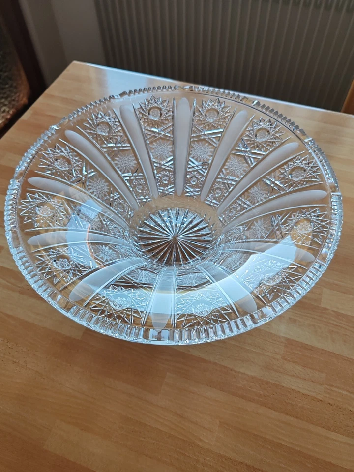 Porta Frutta IN CRISTALLO VETRO, CIOTOLA, VASO, - VINTAGE - Immagine 1 di 4