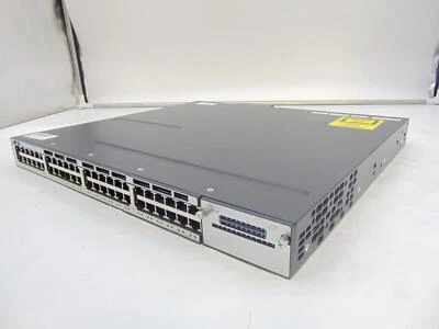Cisco Catalyst WS-C3750X-48PF-S V02 PoE Ethernet Gigabit Network Switch - Image 1 of 3