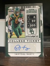 2020 Panini Contenders Draft Picks Jamycal Hasty College Ticket Auto 🔥🔥🔥