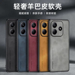 Para XiaoMi RedMi Note 14, Lujo Negocios Retro Cuero Goma Suave Estuche Cubierta - Imagen 1 de 13