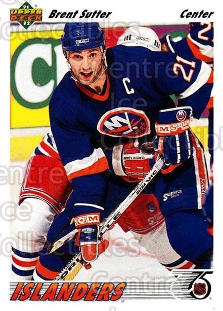 1991-92 Upper Deck #140 Brent Sutter - Image 1 of 1