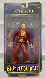 Beetlejuice Red Tuxedo 7" Figure Cult Classics NECA - Picture 1 of 5