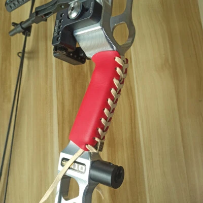 Archery Bow Handle Skin Leather Cover Grip Protector Non-slip CompoundBow Target - Image 1 of 4