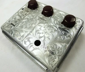 Pedal de aluminio tallado a mano efectos de sobremarcha pedal proyecto caja con perillas NH - Imagen 1 de 15