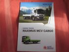 Daewoo Maximus MCV Cargo LKW Broschüre Korea 2021 Ukraine Markt