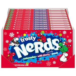 Nerds Frosty Theater Box, Watermelon, Cherry, & Punch, 5 Ounce (Pack of 12) - Pe - Picture 1 of 3
