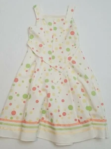 Bonnie Jean Girls Dress Size 7 Polka Dot Strap VERY CUTE! - Picture 1 of 10