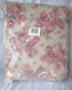 Turtle Creek Classic Expressions Throw 48" x 60" Rose Garden Rosa y Blanco Floral - Imagen 1 de 17