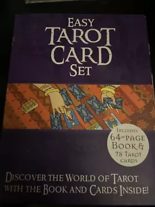 Essential Easy Tarot Cards Kit Includes Jumbo Deck Card and 64 Page i | Top That - Picture 1 of 3