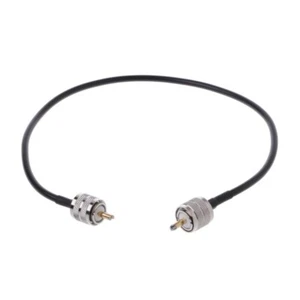 RF Coaxial Cable Connector UHF PL259 Male to UHF Male PL259 RG58 Pigtail Cable 5 - Zdjęcie 1 z 7