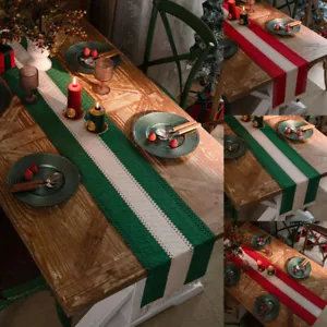 Table Runner Placemat Table Cloth Cover Christmas Party Home Dining Room Decor - Picture 1 of 45