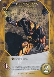 WOLVERINE Upper Deck Marvel Leggendario SENSI ACUTI - Foto 1 di 1