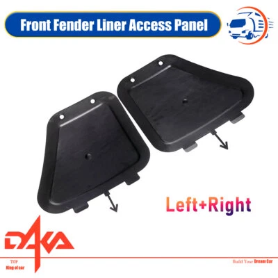 Front Fender Liner Access Panel Pair for BMW 528i 535d 550i 640i 650i - Image 1 of 4