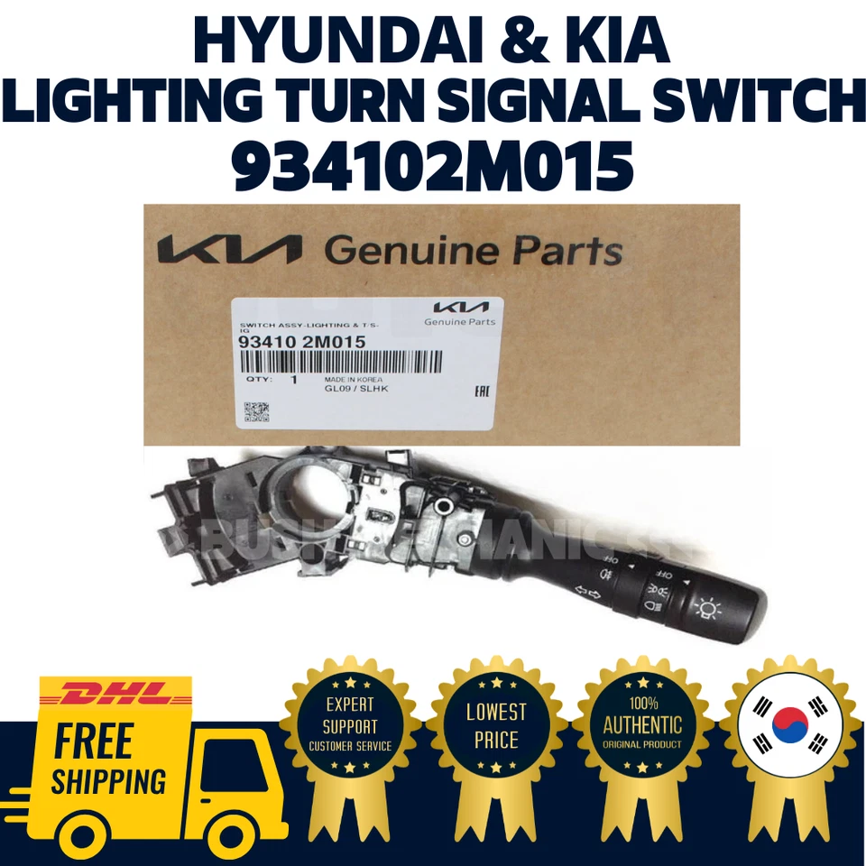 Interruptor de señal de giro de iluminación original OEM Hyundai Kia Sportage Optima Forte Soul Foto 1 de 1