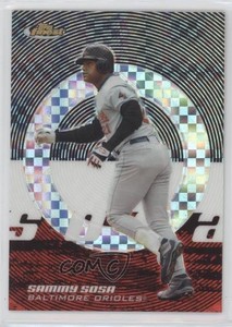 2005 Topps Finest X-Fractor /250 Sammy Sosa #10