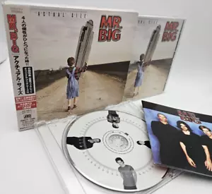 MR. BIG Actual Size Japan CD AMCY 7300 w/Bonustrack Slipcase OBI Booklet 2001 - Picture 1 of 24
