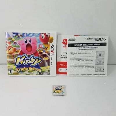 Kirby: Triple Deluxe (Nintendo 3DS, 2014) CIB probado Foto 1 de 4