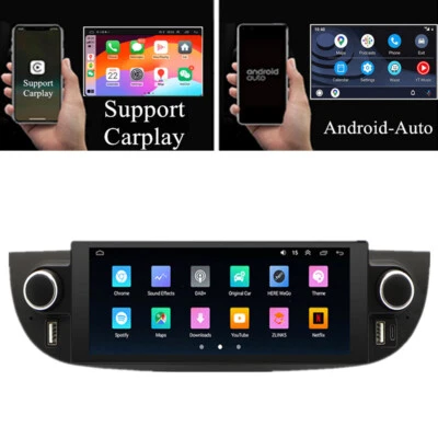 6.86'' Android 14 Stereo Radio 4+32GB GPS Navigation WIFI For Fiat 500 2007-2018 - Image 1 of 4