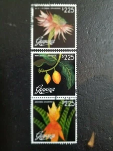 Guyana 2013 Blossoms and Plants - 3 singles $225 - Cancelled - Picture 1 of 1
