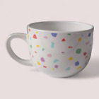 Design Studio White Coffee Mug Confetti Theme 16 Fl Oz Latte Tea Hot Cocoa Cup