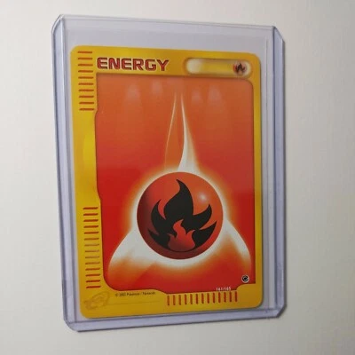 Pokemon Card Fire Energy Card 161/165 Expedition Base Set 2002 LP-NM - Image 1 of 2